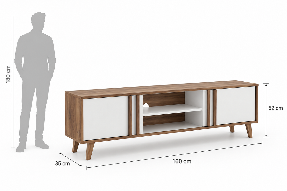 Anove Tv Table Woody