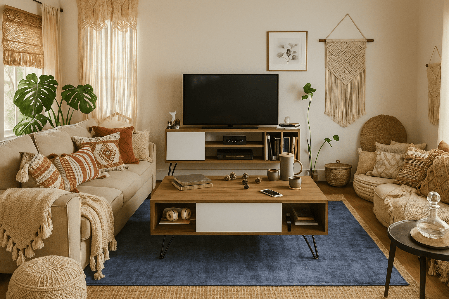 20250703_1707_Boho Living Room Decor_remix_01jz89pf3fegmvsrfws3v7z3bn Vela bundle - Image 1