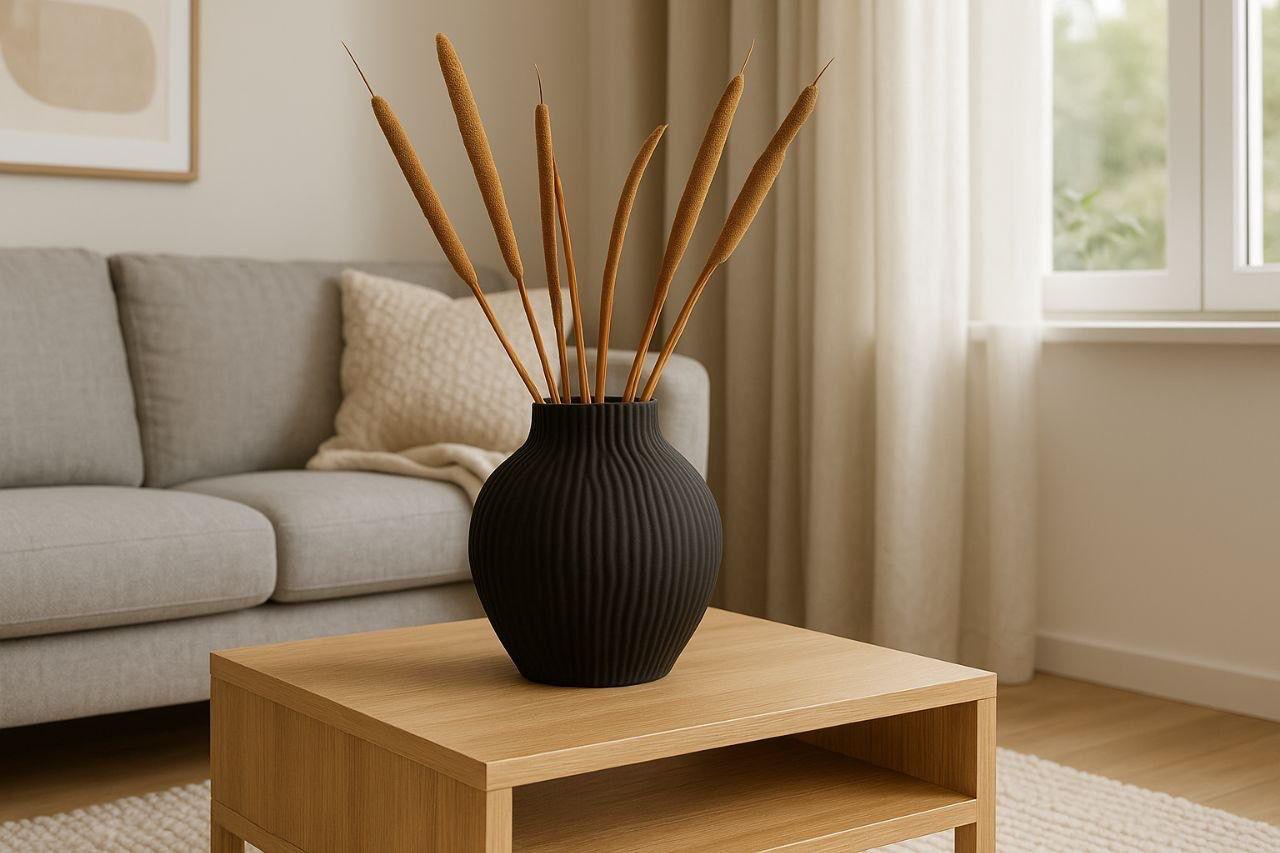 Obsidian Vase - Home Decor