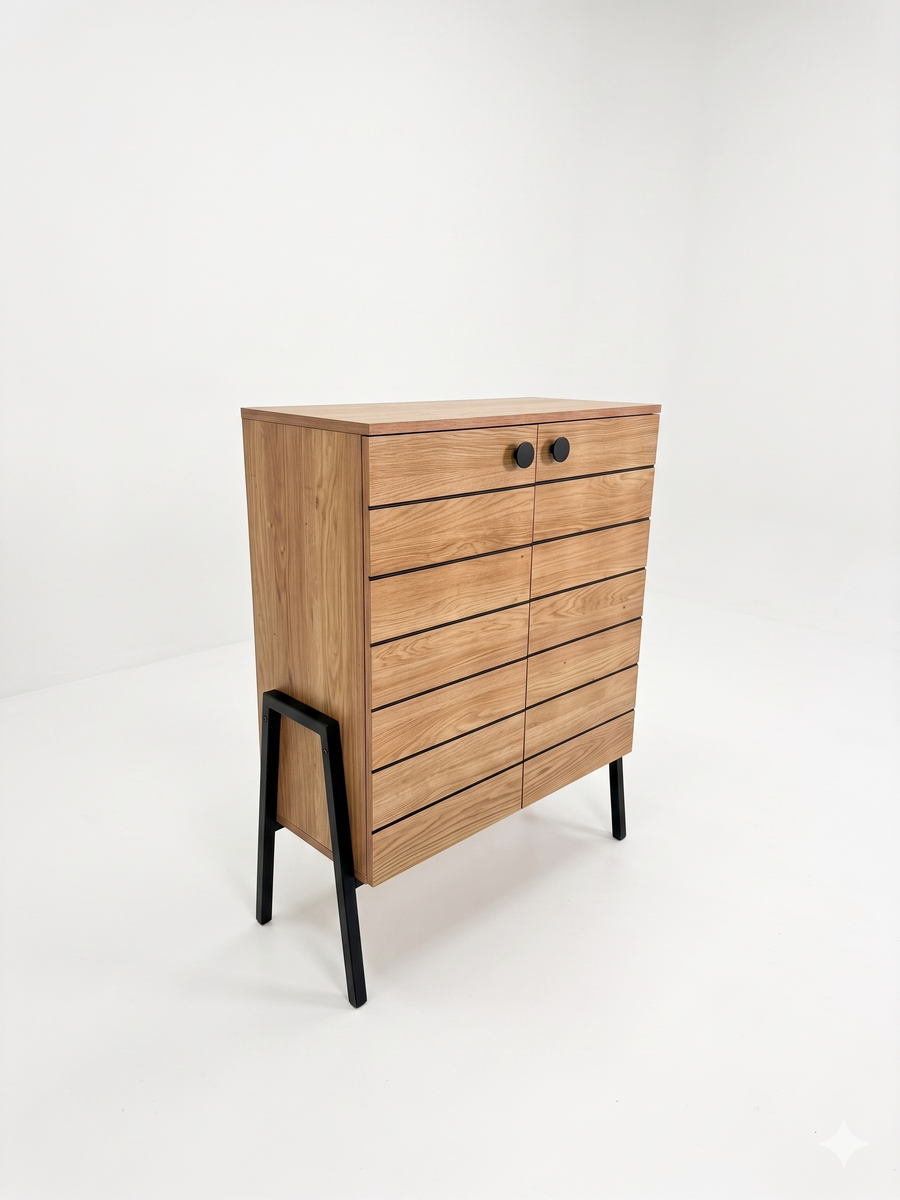 Oak Crest shoe Rack- light brown