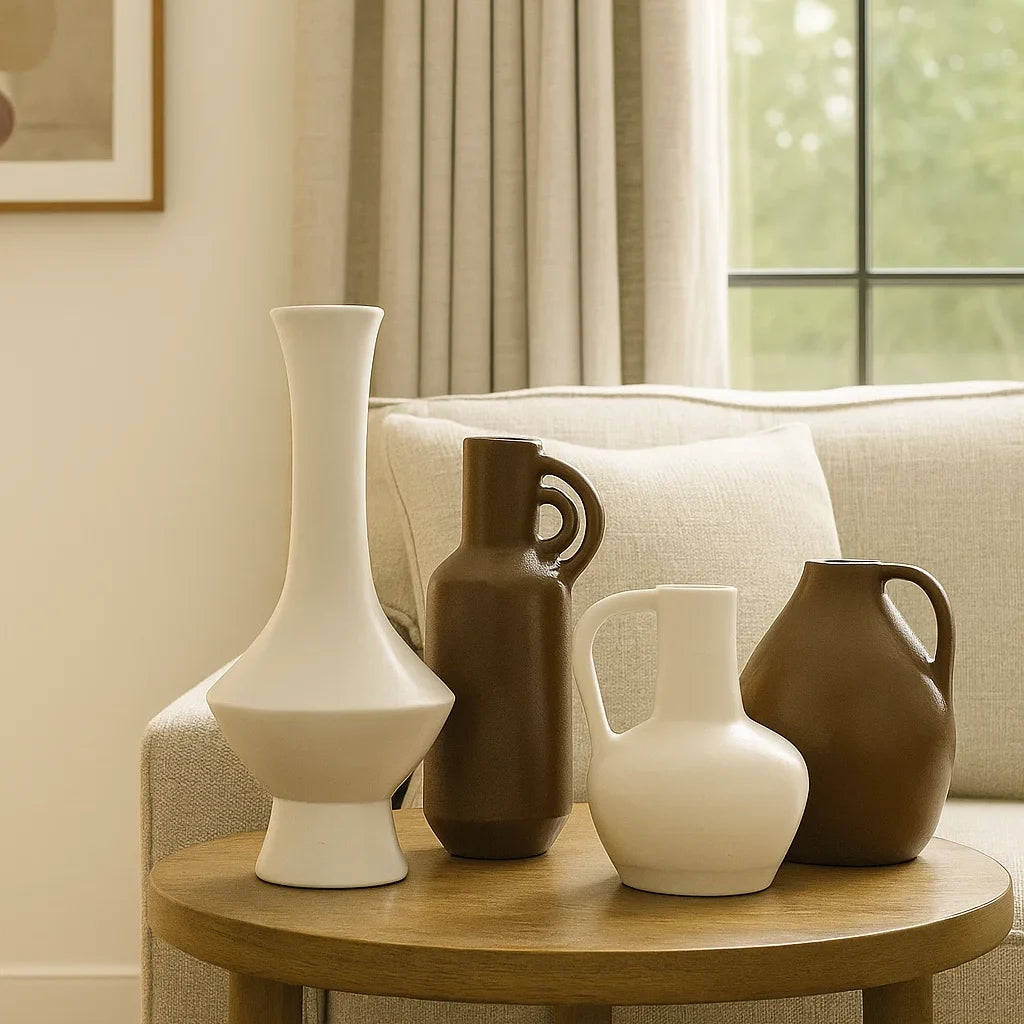 Cocoa Harmony Vases - Home Decor