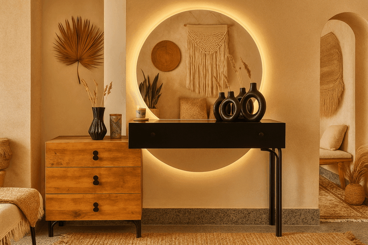 Black Oak Master Bedroom (With Dressing)