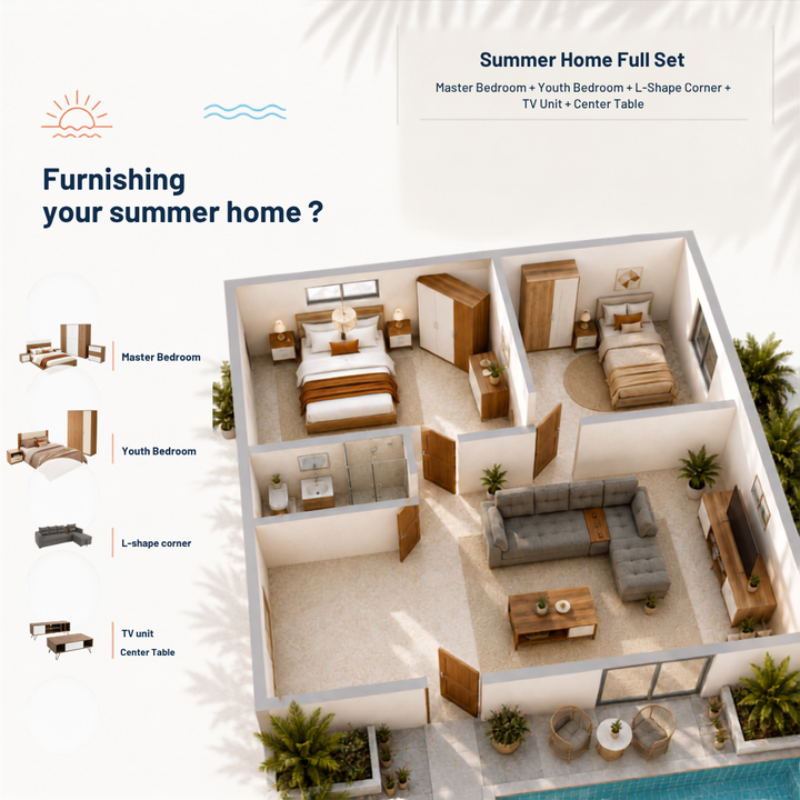 Summer Challet Furniture Set