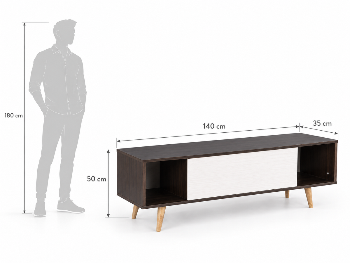 Casper TV-Table brown