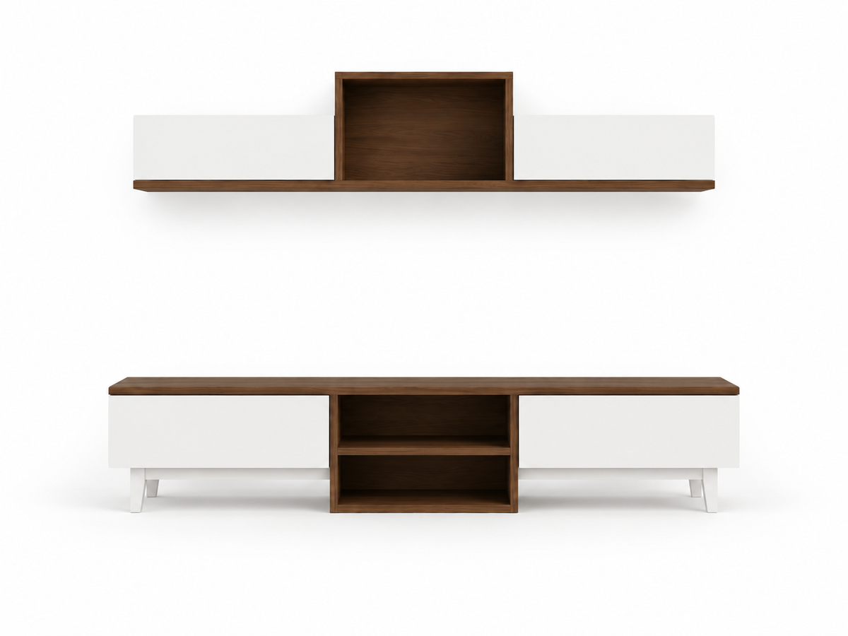 Double up tv table