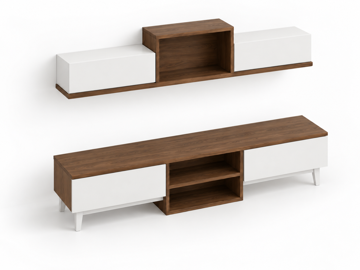 Double up tv table