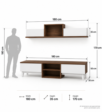 Double up tv table