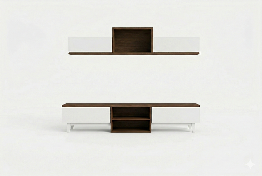 Double up tv table