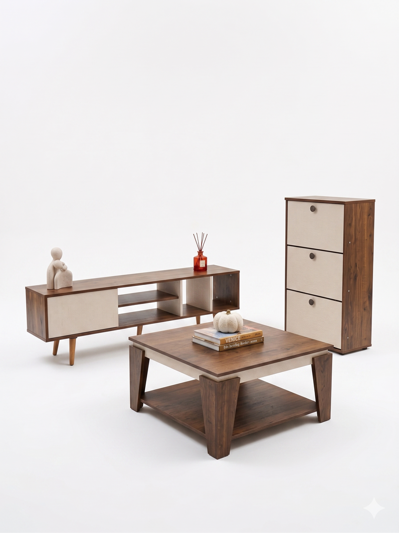 Essential Trio Bundle Living Room Full Set