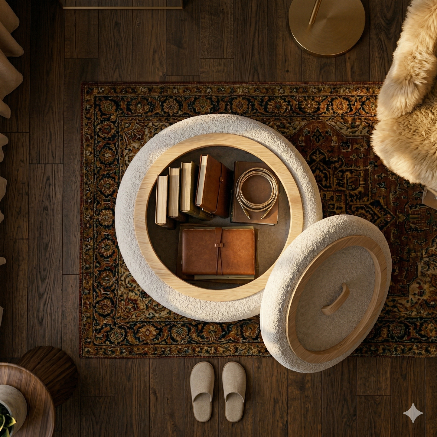 Smart pouf