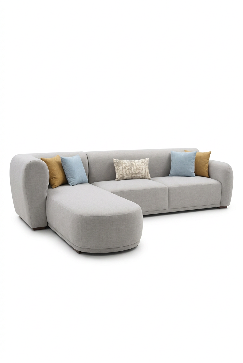 Corner Rounded Chaise Corners - Woodandmore