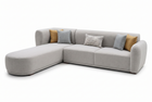 Light Grey Chaise Corner Sofa