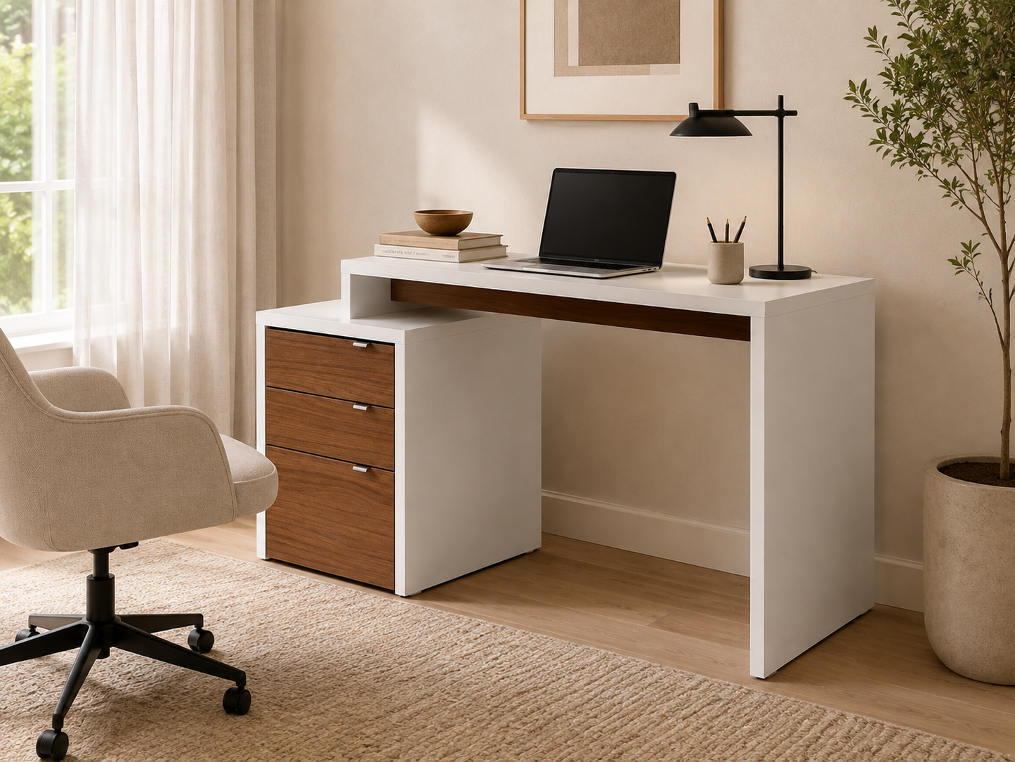 Lines Desk Storage