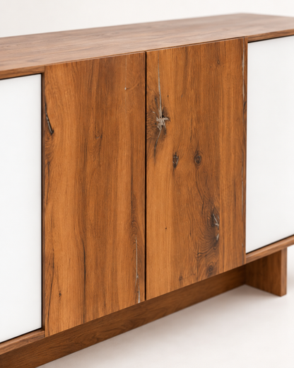Navo Buffet — close-up of the wood-tone centre doors.