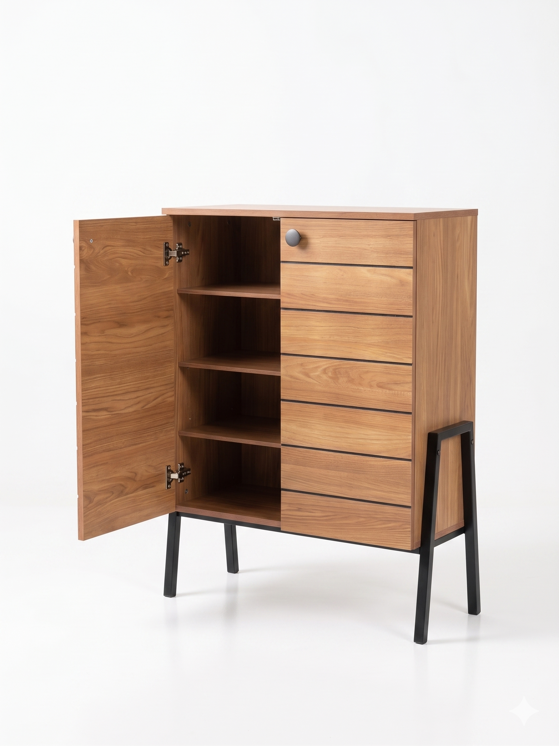 Oak Crest shoe Rack- light brown