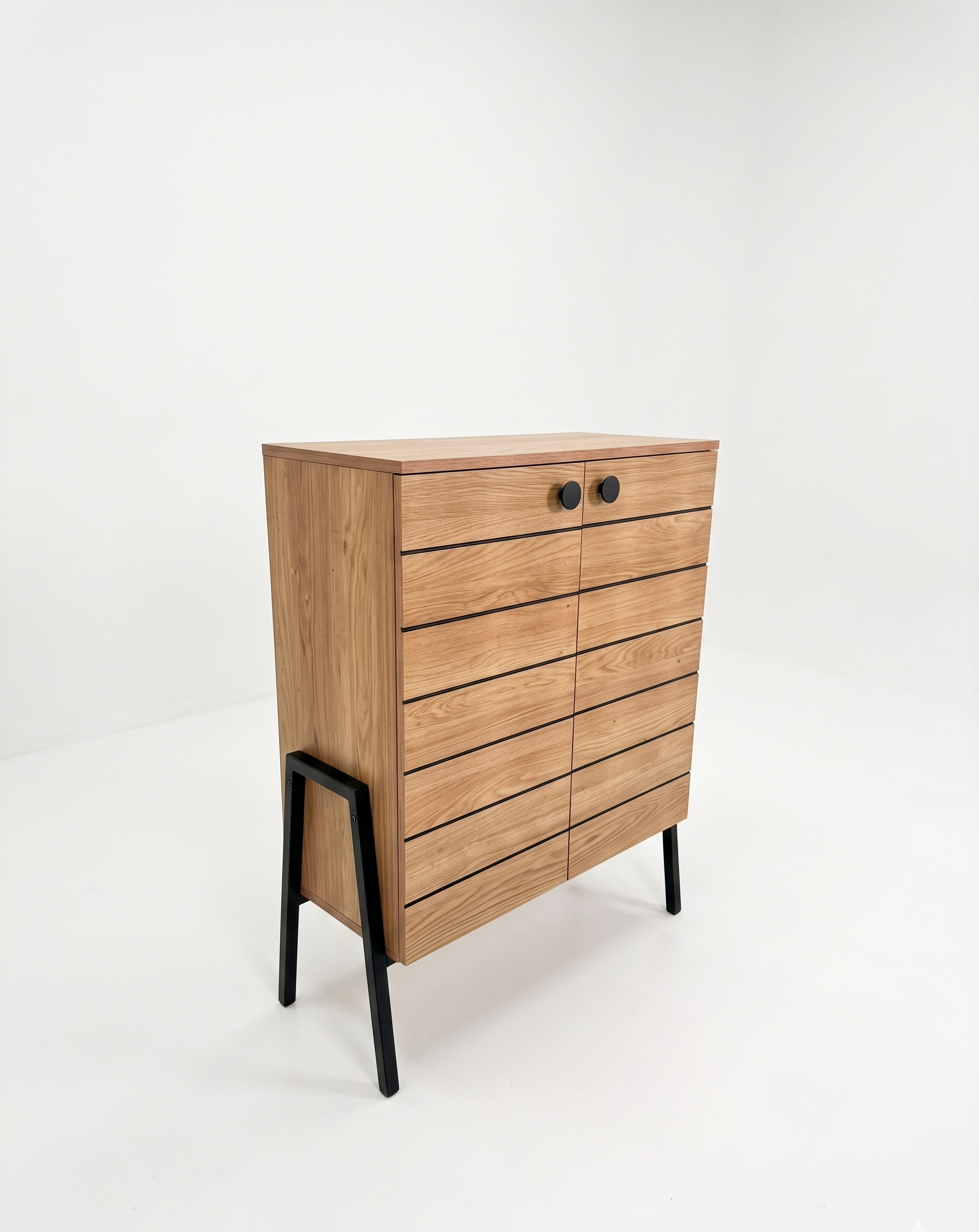 Oak Crest shoe Rack- light brown