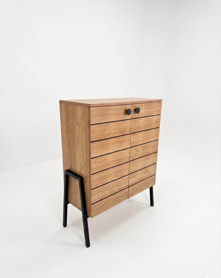 Oak Crest shoe Rack- light brown