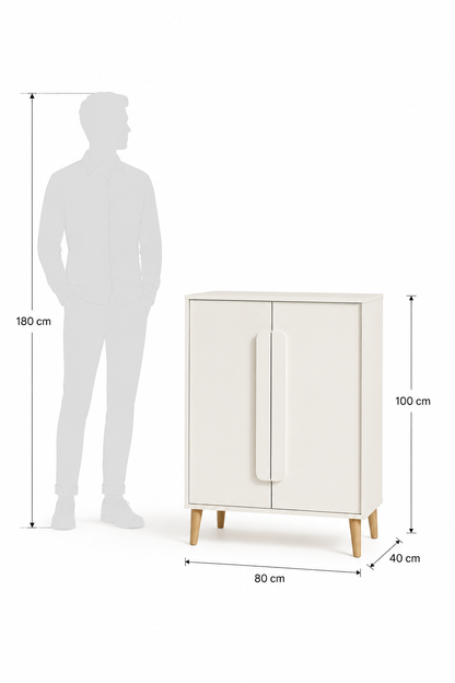 Door&Door Shoe Rack-White
