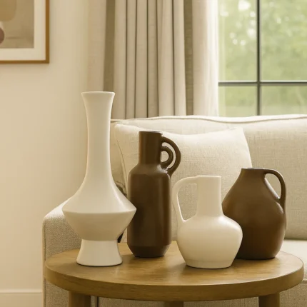Cocoa Harmony Vases - Home Decor